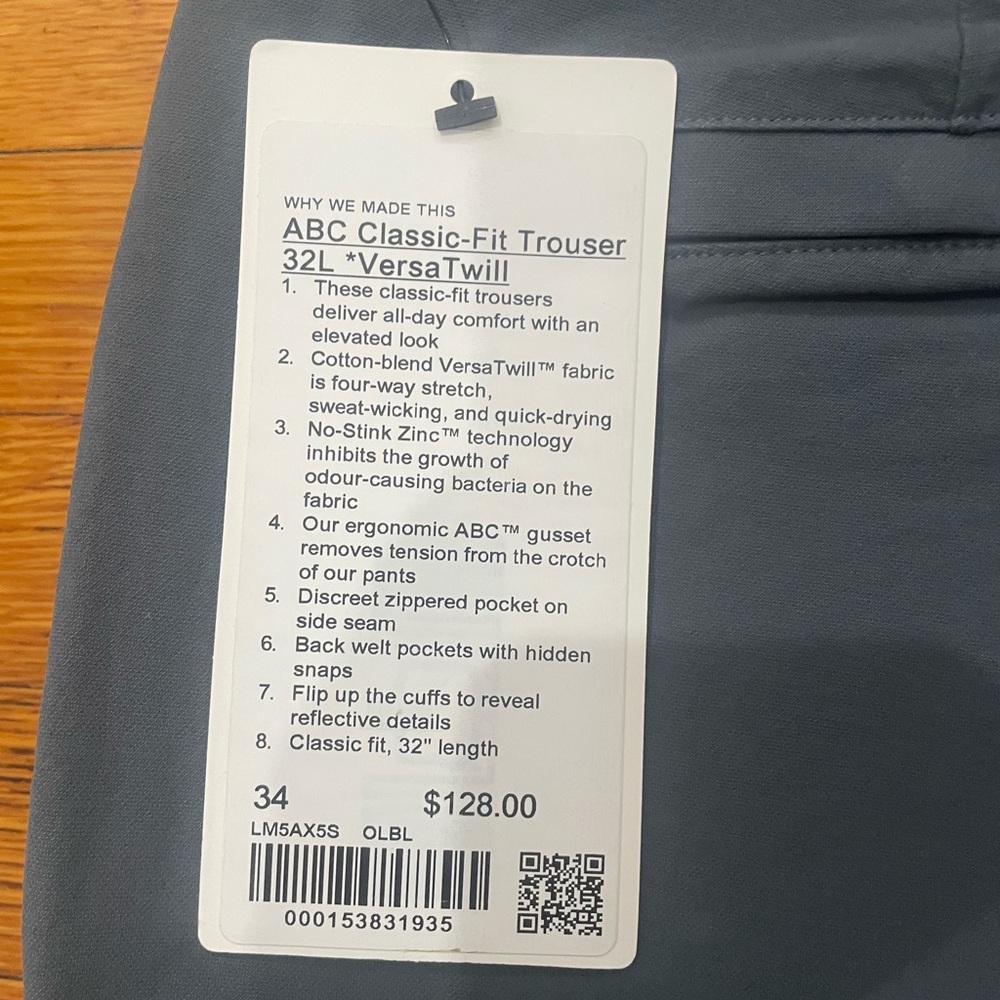 lululemon athletica ABC Classic-Fit Trouser
